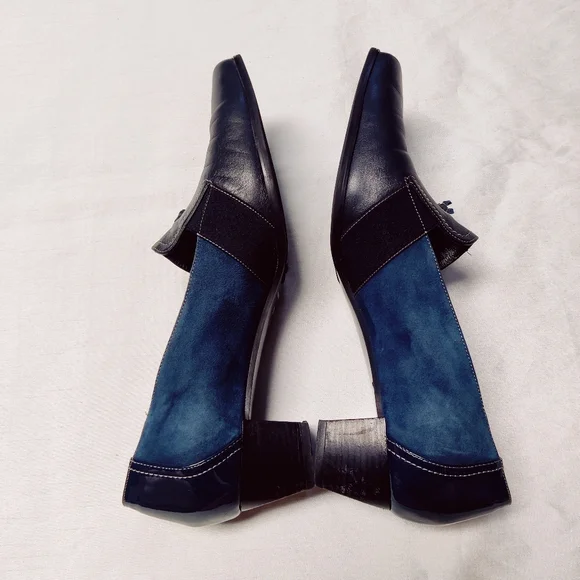 ROBERTO CAPUCCI Blue Heels Size 10 Made in Italy - Picture 3 of 17